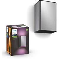 Philips Hue Resonate Aplique Inteligente Exterior LED (IP44)- 2x8 W- Luz Blanca y de Colores- Compatible con Alexa y…
